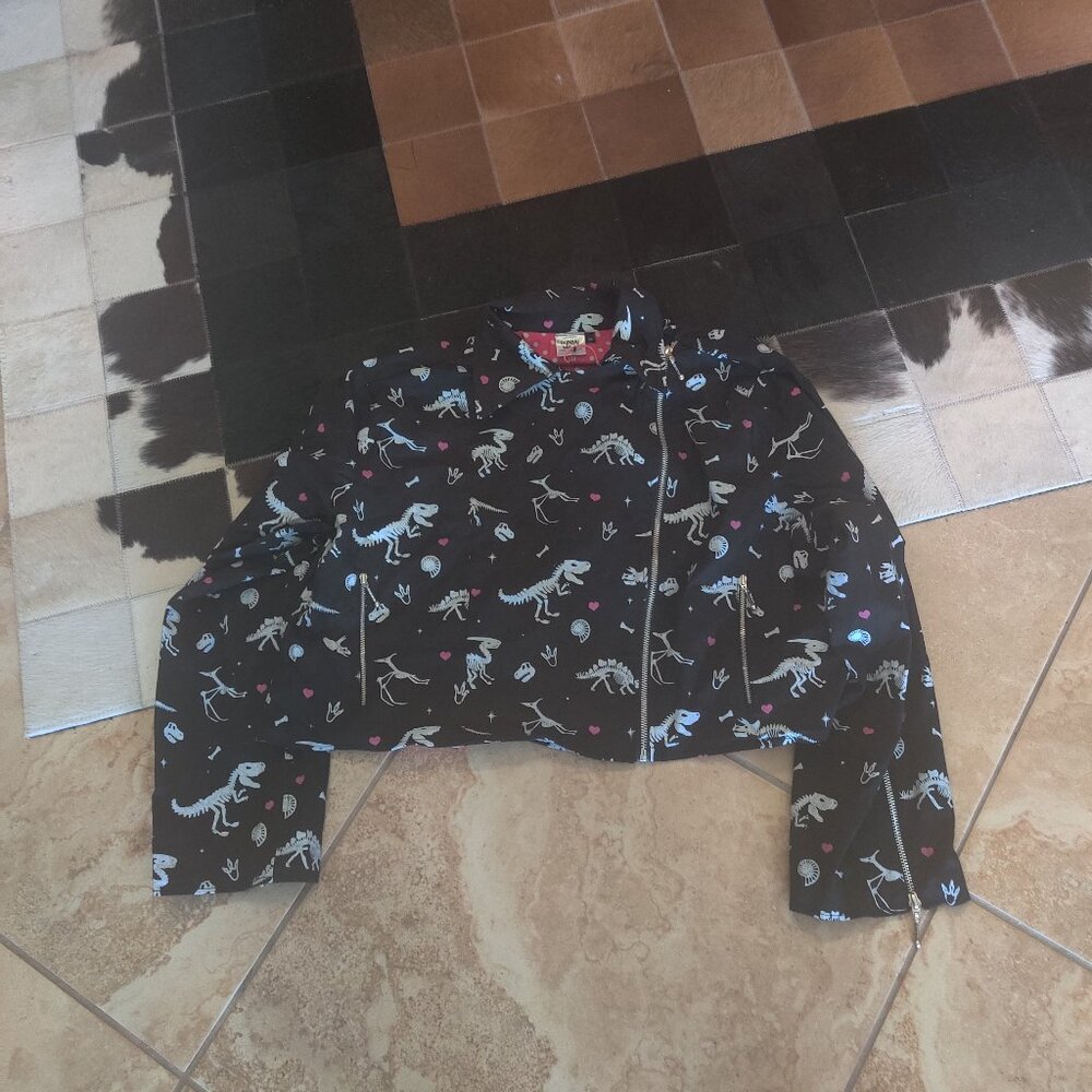 Unique Vintage Bonsai Kitten dinosaur jacket 22 UK New